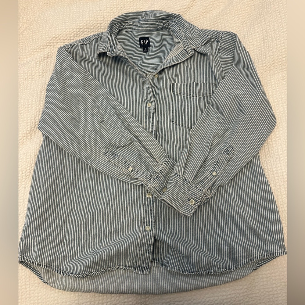 Denim button down - image 1